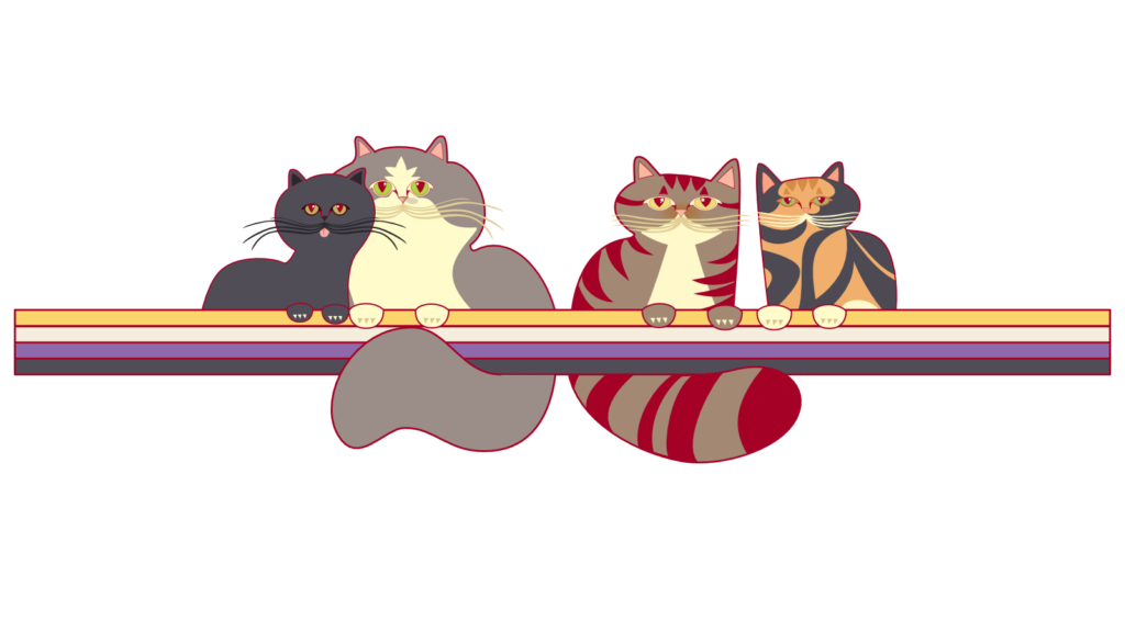 nb border with all cats png 3