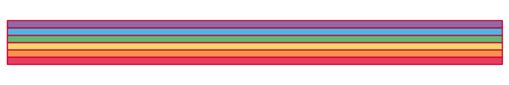 rainbow border single png