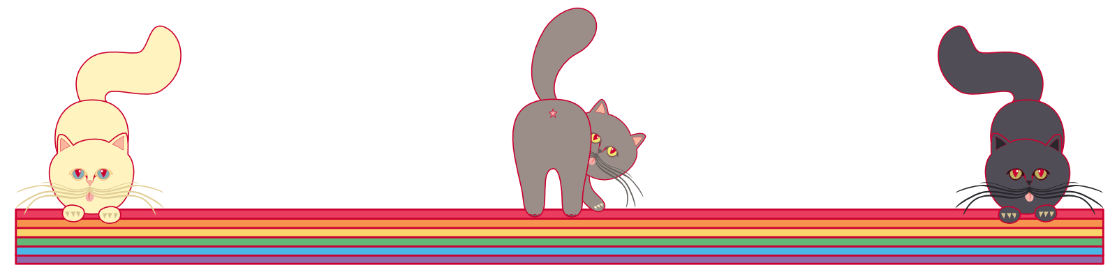 nb border playful cats butt png 300 dpi 2