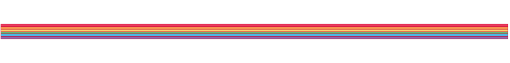 thin simple rainbow border less open space
